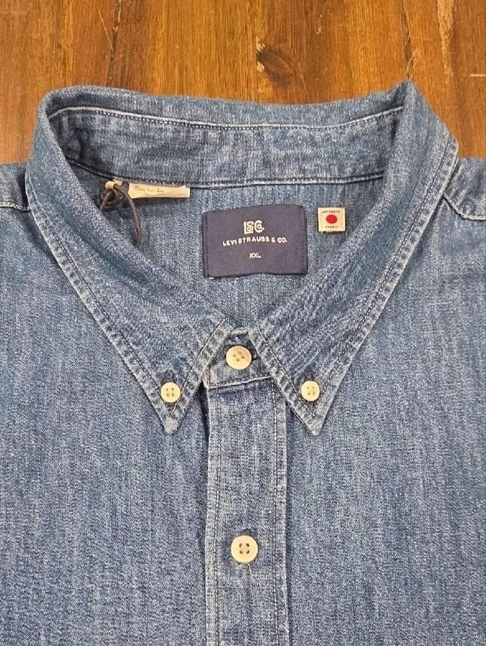 Levi's Blue Tab Japanese Cotton Button Down Shirt.